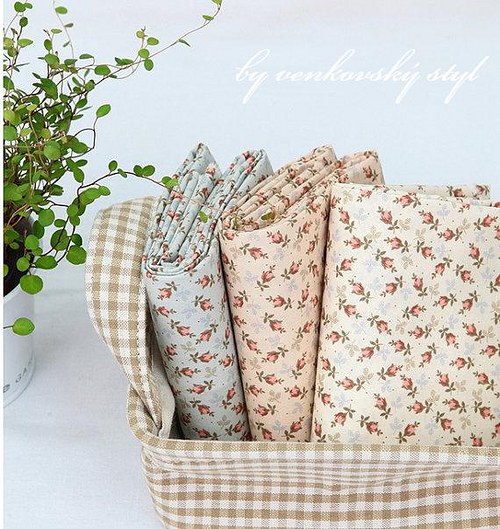 Set bavlněných látek - 3 kusy — foto 1