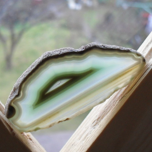 Achátový plátek 52x27x4mm — foto 1