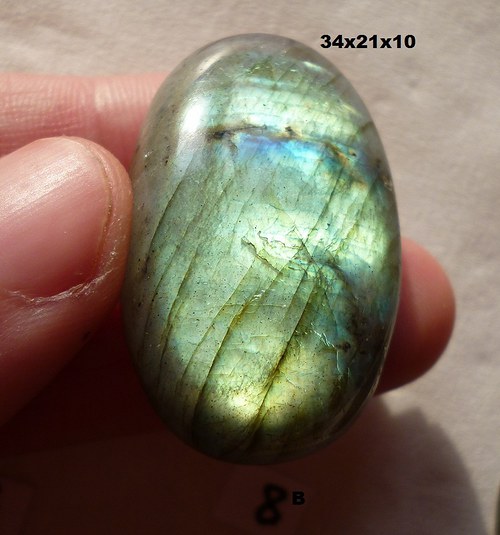 Labradorit- CABOCHON- velký — foto 1