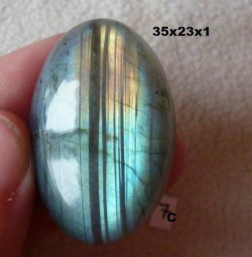 Labradorit- CABOCHON- velký — foto 1
