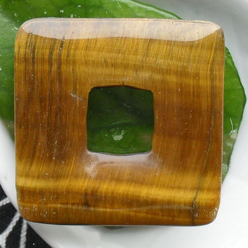 Tygří oko, donut 35x35mm — foto 1