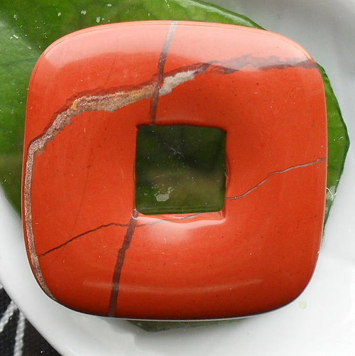 Jaspis donut 35x35mm — foto 1