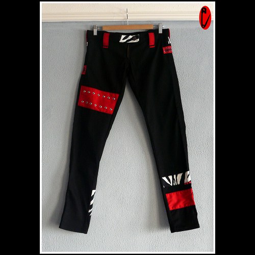Red-black-zebra (kalhoty vel. S) — foto 1