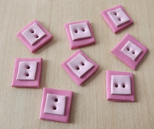 Růžové knoflíčky — foto 1