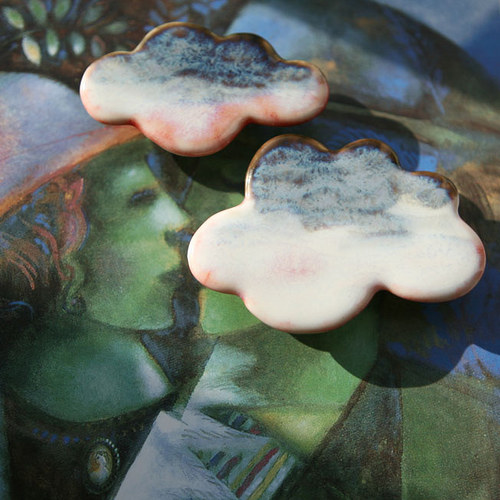 Oblaka Chagall - porcelánové brože — foto 1