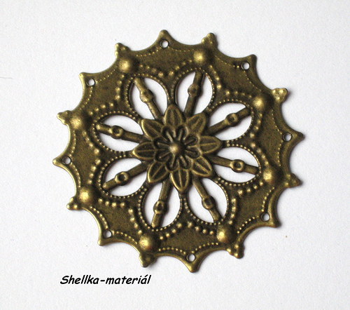 299.Filigrán-kruh/43mm/2 kusy — foto 1