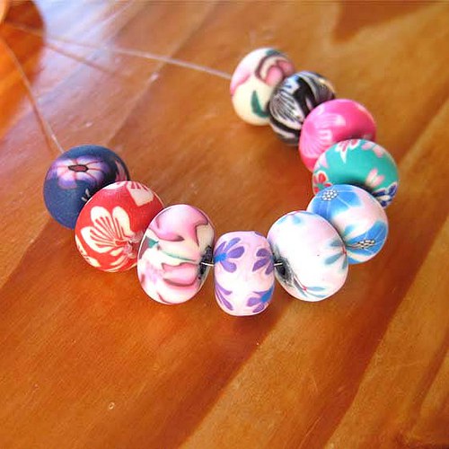 Fimo Rondelky 6x10mm - 10ks