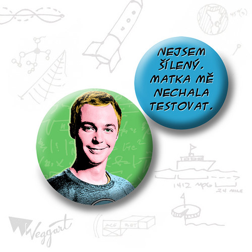 Buttony velkého třesku ∞∜∑ Sheldon — foto 1