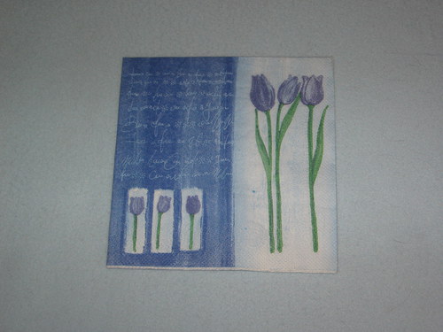 Papírový ubrousek "Tulipán" — foto 1