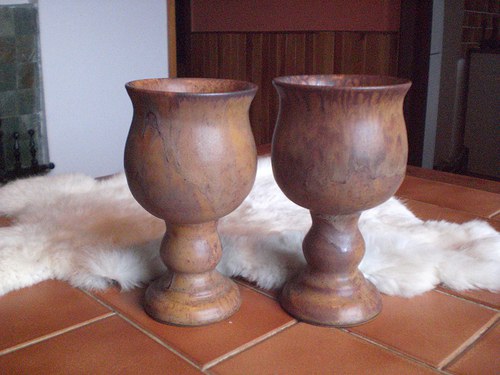Číše na bílé víno — foto 1