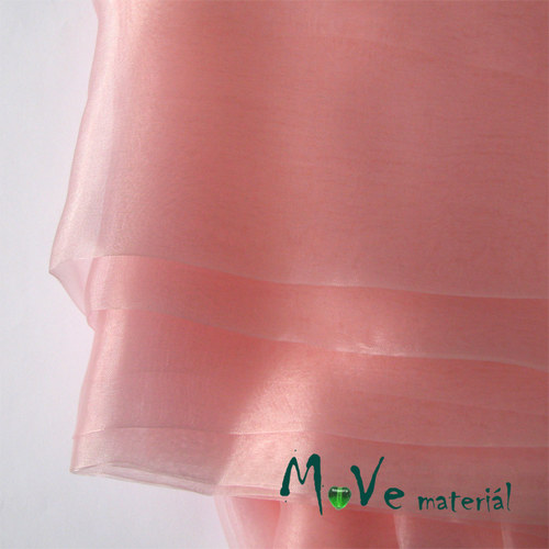 Organza růžová140cm/ 20 cm — foto 1