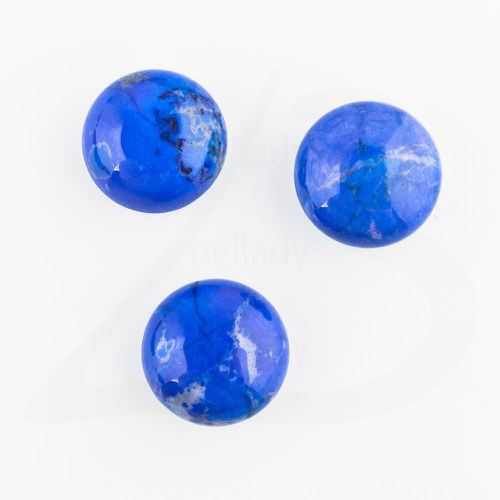 KAB514, KABOŠON Howlite priemer 16mm MODRÝ /1ks