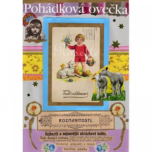 Pohádková ovečka - fotoreprodukce autorské kol