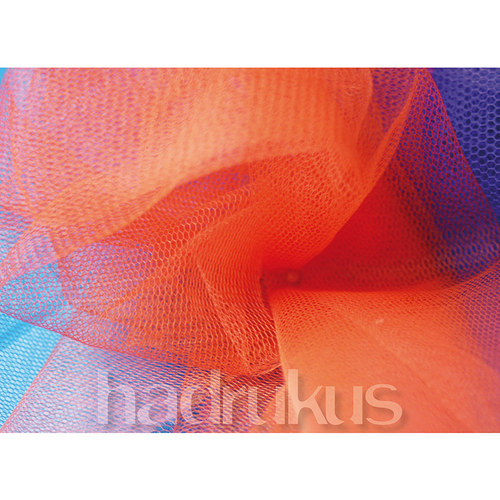 Tyl oranžový (š. 120 cm) — foto 1