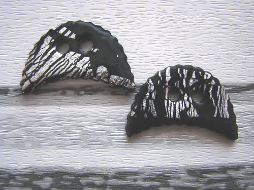 Fimo knoflíky - černé — foto 1