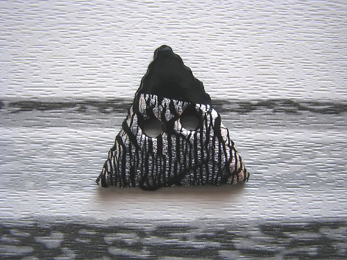 Fimo knoflík - trojúhelník — foto 1