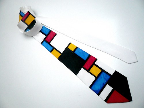 Pánská kravata - Piet Mondrian — foto 1