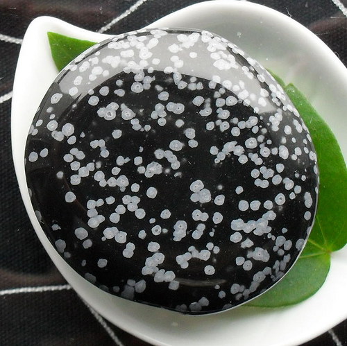 Obsidián vločkový 44x42mm — foto 1