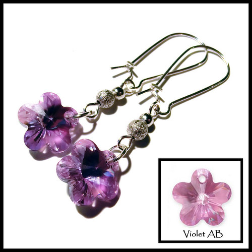 Swarovski kytičky - Violet — foto 1