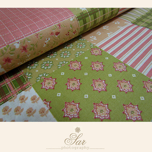 Růžový patchwork — foto 1