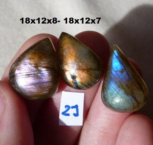 Labradorit -cabochon -set — foto 1
