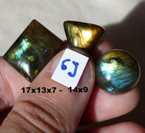 Labradorit -cabochon -set — foto 1