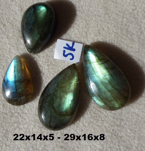 Labradorit -cabochon -set — foto 1