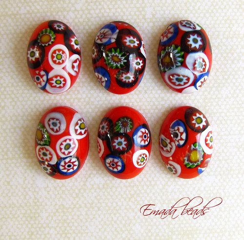 Kabošon, Millefiori velké — foto 1
