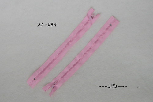 Spirálový zip 22cm - růžová — foto 1