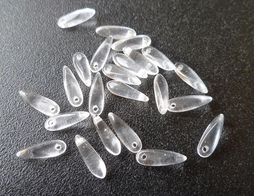 Jazýčky ČIRÉ, 10x3 mm - 60 ks — foto 1