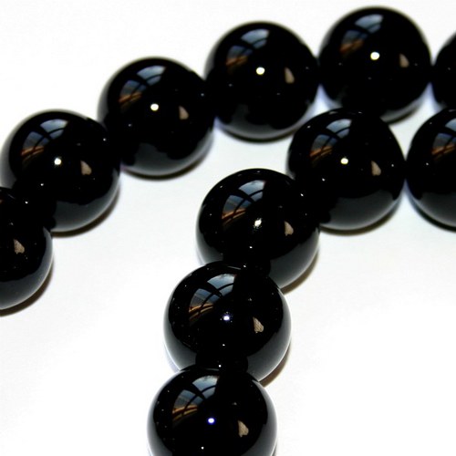 Lesklá kulička onyx15mm — foto 1