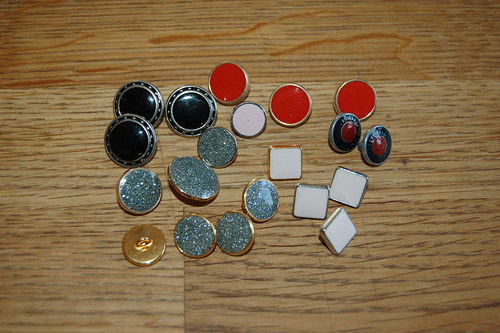 Mix retro knoflíků — foto 1