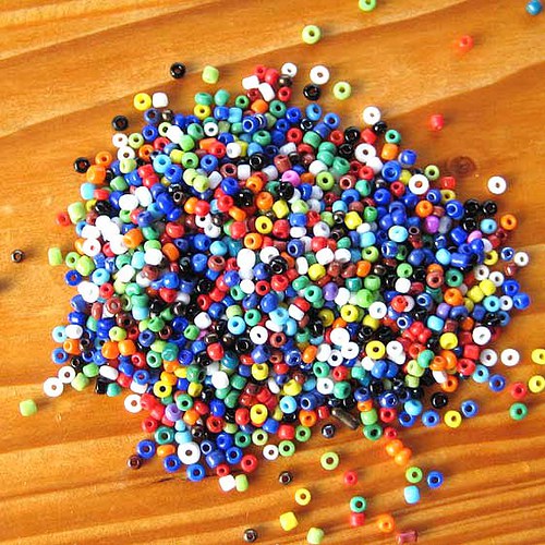 Skleněné Korálky 3mm - 500ks - Mix — foto 1