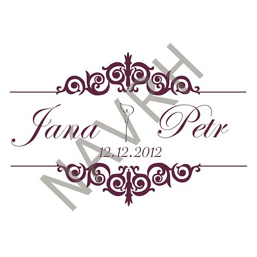 Svatební logo na přání — foto 1