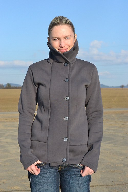 Šedá mikina — foto 1