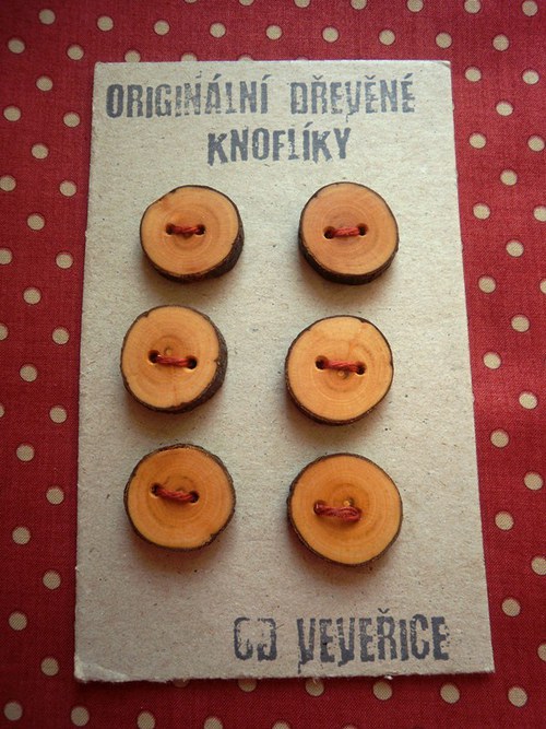 Dřevěné knoflíky No. 11 — foto 1