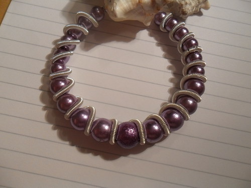 PURPLE SPIRAL náramek
