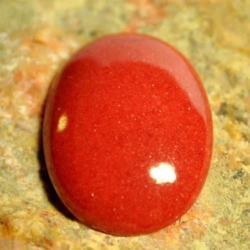 24. Kabošon 40x30 mm "red" — foto 1