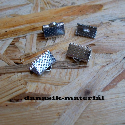 Rhodiované Koncovky 10 mm — foto 1