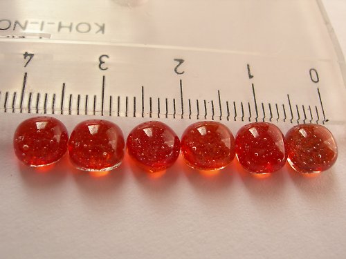 Červené minipecičky / S 61 — foto 1
