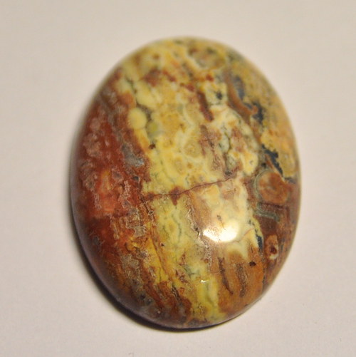 25. Kabošon leopardí jaspis 30x20 mm — foto 1
