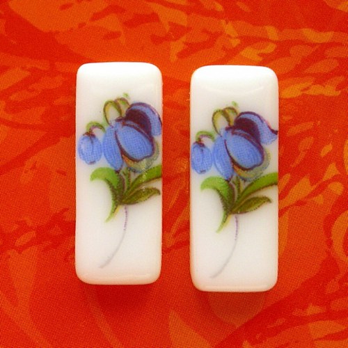 Náušnice modré / 884 — foto 1