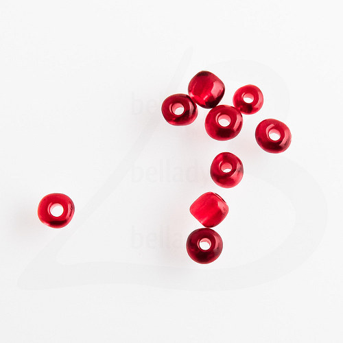 SKO560, ROKAJL 4mm ČERVENÝ Transparent /20g