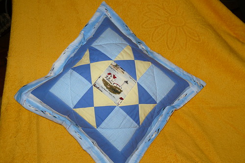 Patchwork potah na polštář — foto 1