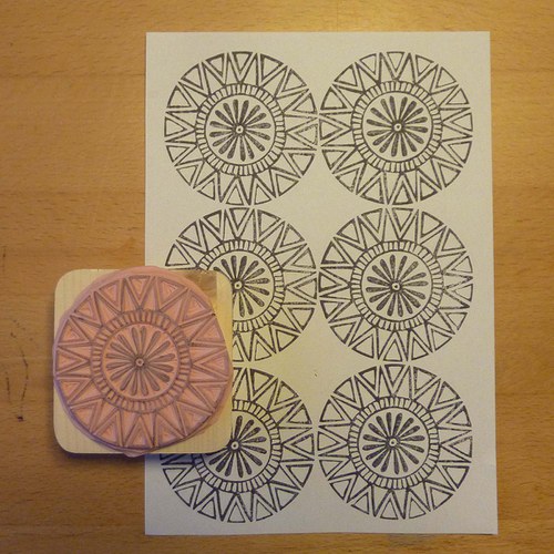Razítko ornament velký — foto 1