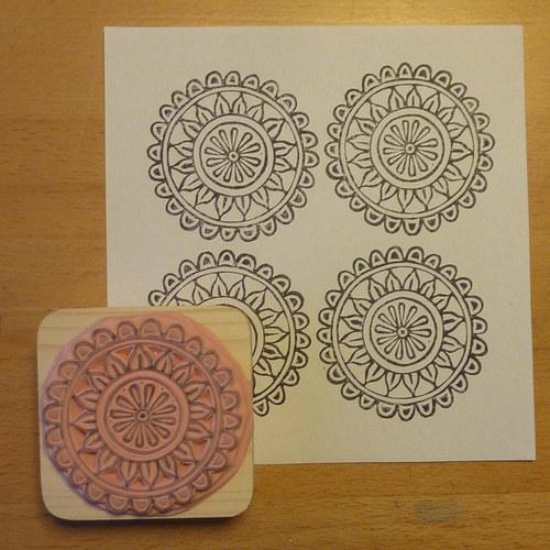 Razítko ornament velký — foto 1