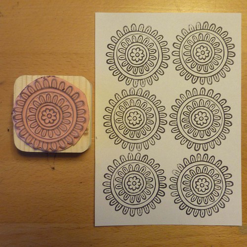 Razítko ornament velký — foto 1