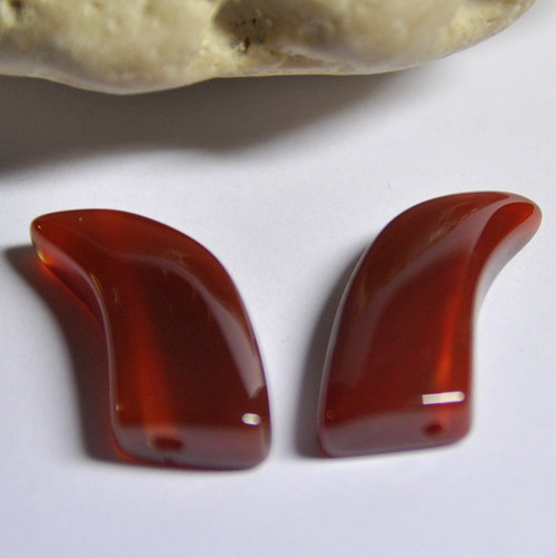 Karneol roh 23x12 mm — foto 1