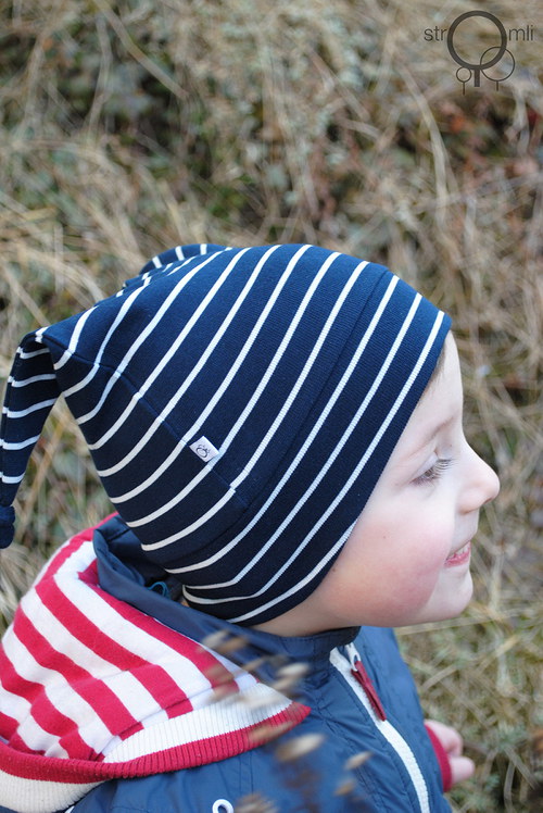 Dětská čepice modrá, roky 2-4 roky — foto 1