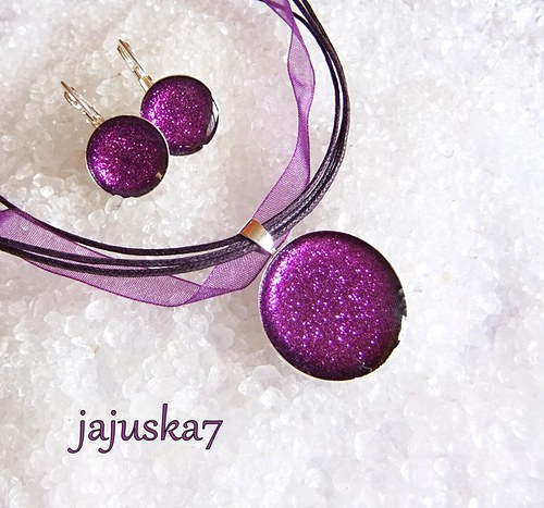 Sparkle SADA kulatá *FIALOVÁ* — foto 1